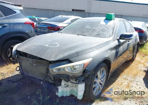 2016 Infiniti Q50 3.0T Premium z USA, uszkodzony, nr VIN JN1EV7AP9GM300153